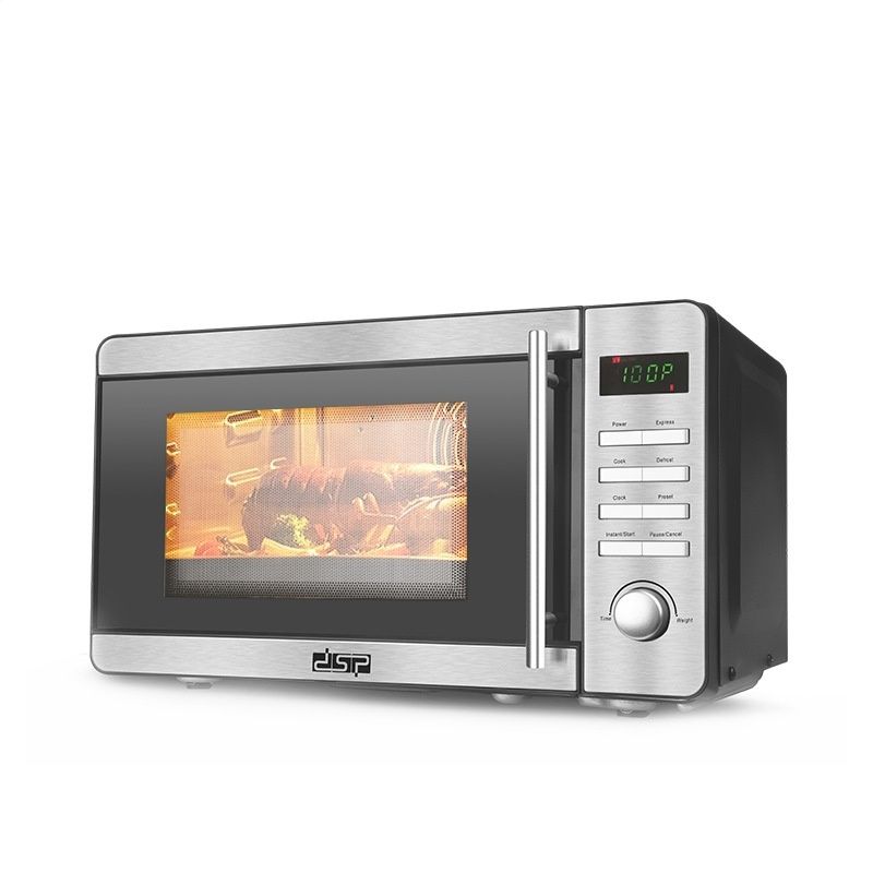 Microwave oven household mechanical version 20L capacity sterilization micro steaming and baking integrated turntable knob multi-function microwave oven