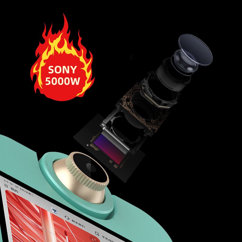 Professional All-In-One Broadcasting System 8" High-Fidelity Audio, Rapid Setup & Flexible Connectivity Live Streaming Setup for TikTok Facebook Shopee 
