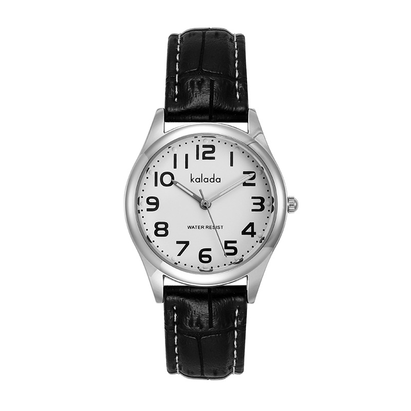 1631 women's classical Arabic digital analog quartz watch men's couple watch
