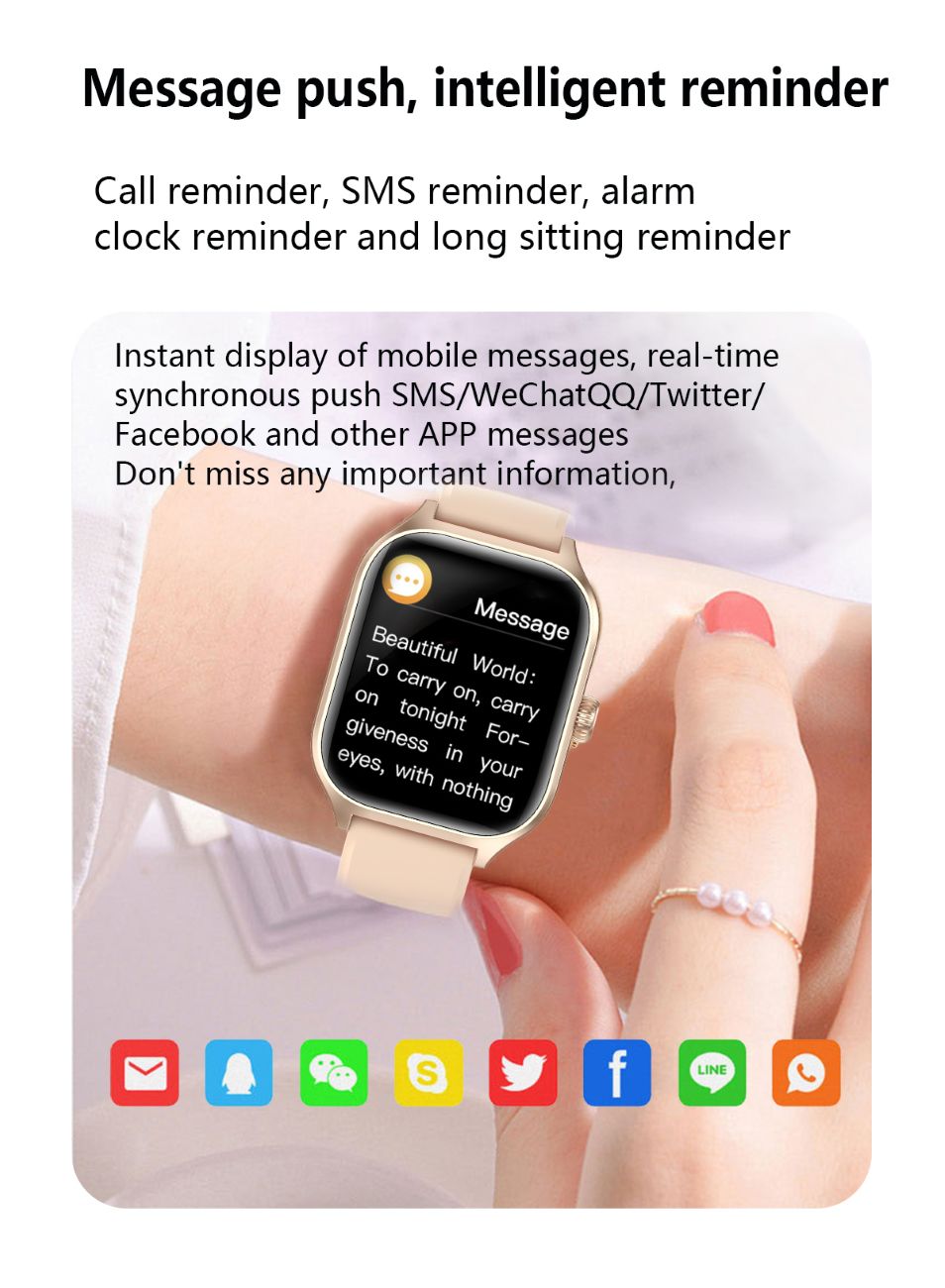 GTS4 smart watch Bluetooth call health monitoring reminder sports watch