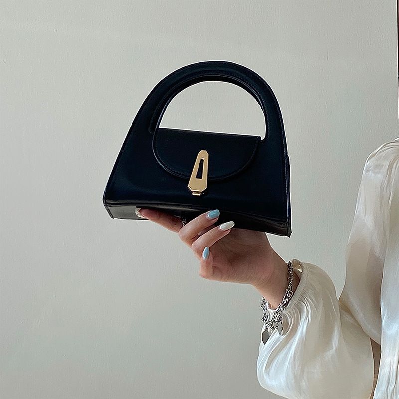 8459 Design retro lock buckle handbag female temperament fashion shoulder bag women's purse