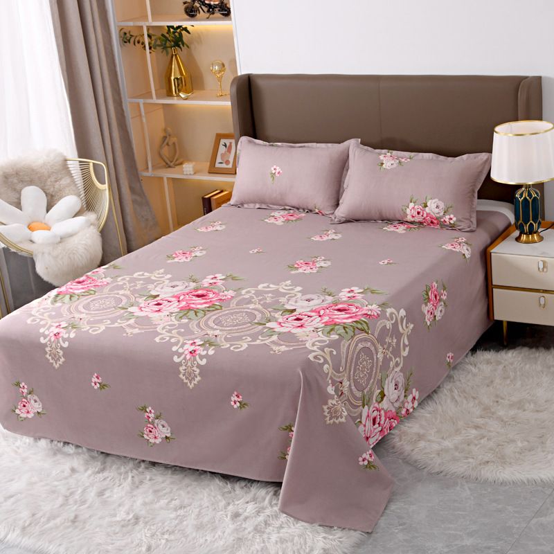 120*230cm,160*230cm,200*230cm,230*250cm Aloe vera cotton bed sheet pillow case 48*74cm CRRSHOP free shipping Matte bed cover