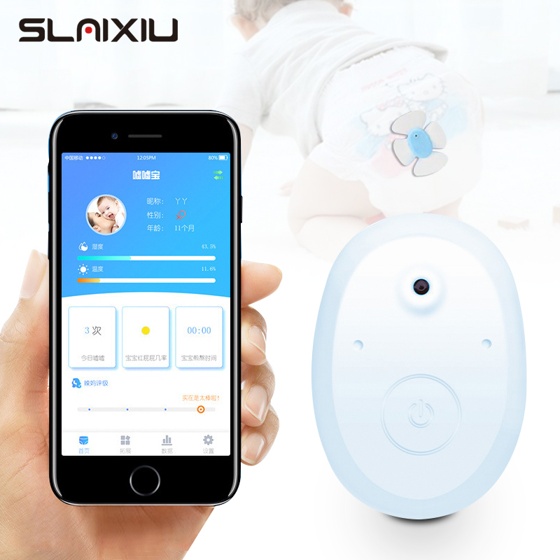 3435 Infant Baby Diapers Sensor Baby enuresis alarm bedwetting alarm intelligent Baby Care Alarm Voice Prompt Anti-lost