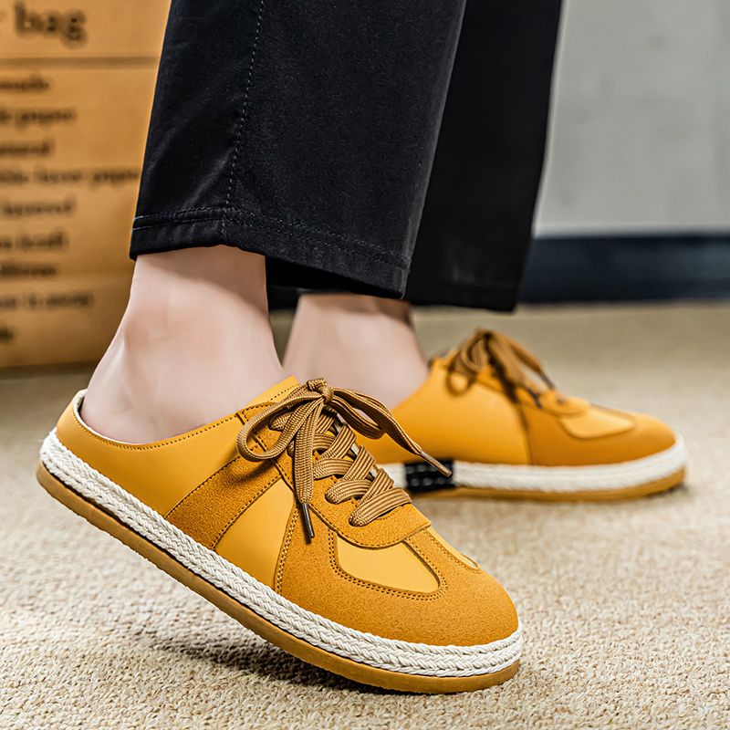 Youth Men Breathable Leather Shoes Man Fashion Casual Flats Loafers Male Leisure Daily Slip On Footwears For Black