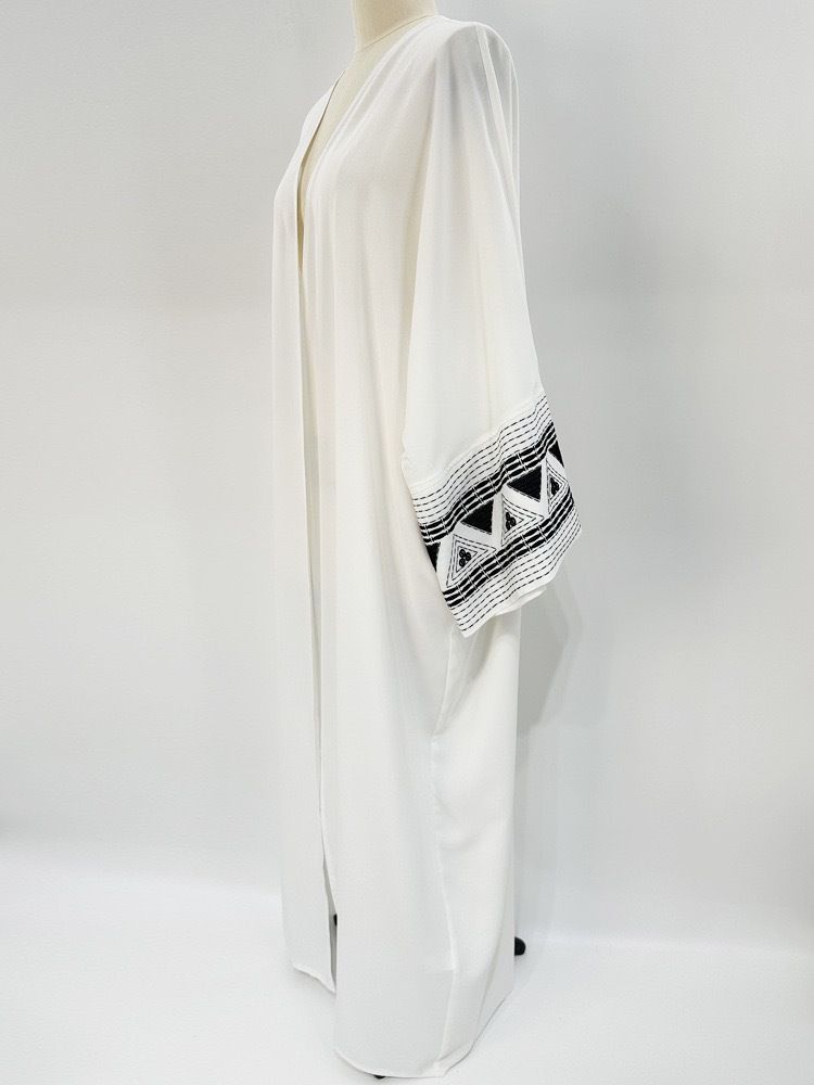 Embroidered Robe Fashion Outerwear Abaya Robe