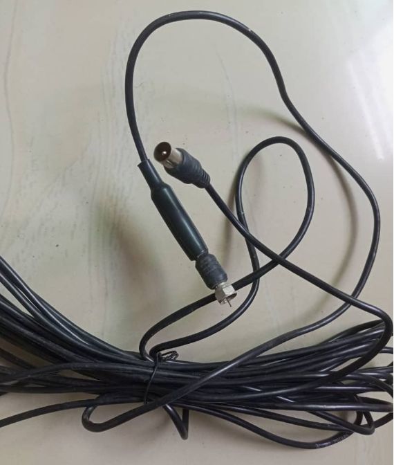 10M TV Antenna Cable Digital Coaxial Cable - Black