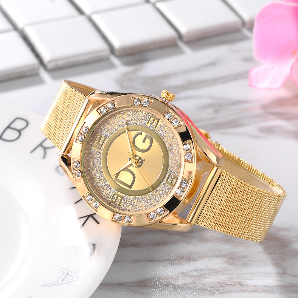 GD132 Women Bracelet Watches Casual Women Watch Rhinestone Fashion Quartz Wristwatches for Gift