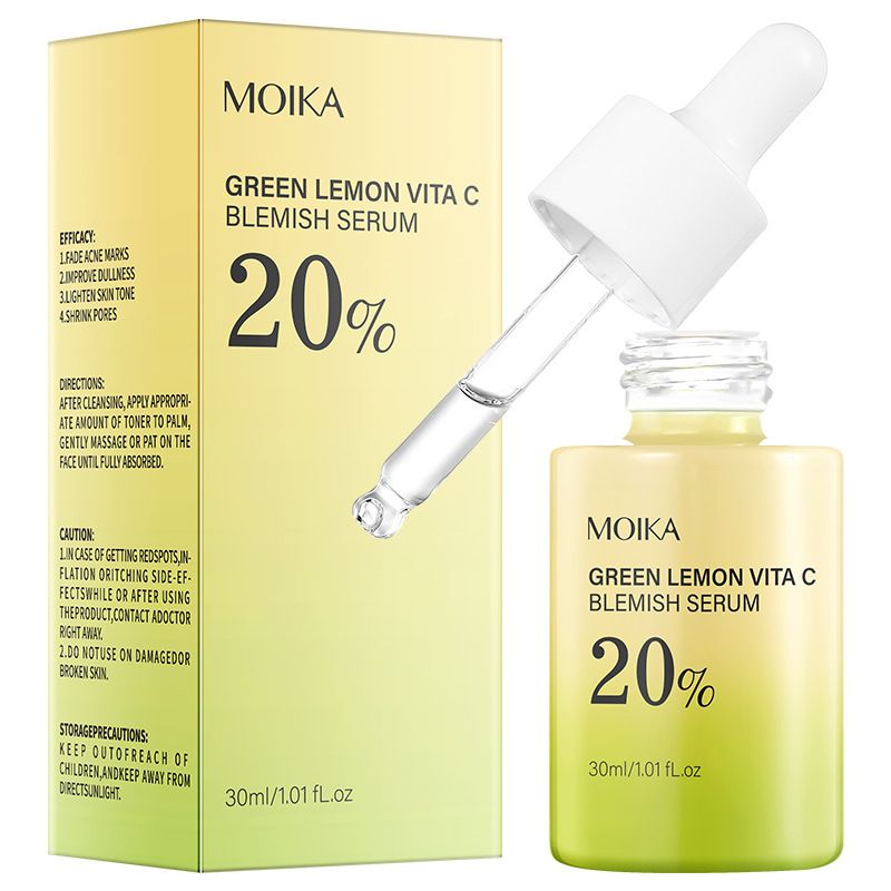 MOika Green lemon vitamin C essence Hydrating moisturizing anti-wrinkle and anti-freckle essence