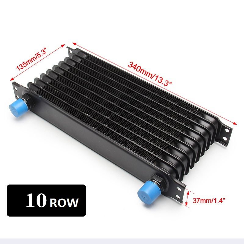 Fit For Japanese Cars Universal 10/15 Row AN10 Full Aluminum Engine Oil Cooler