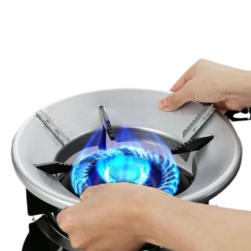 Gas energy-saving stove, energy-saving hood, pot cover, universal windproof gas stove, extra thick portable gas stove, windproof accessories