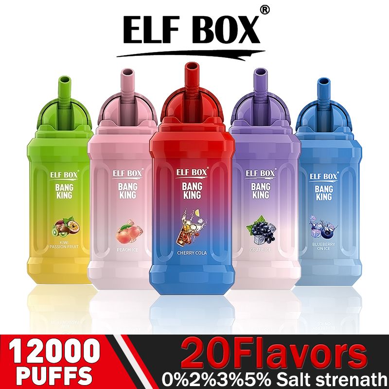 Randm Tornado Hot Selling ELF BOX BK 12000 PUFFS Elf Box 14000puffs with 10 Flavors 25ml Liquid Ecig Disposable Vape Pen