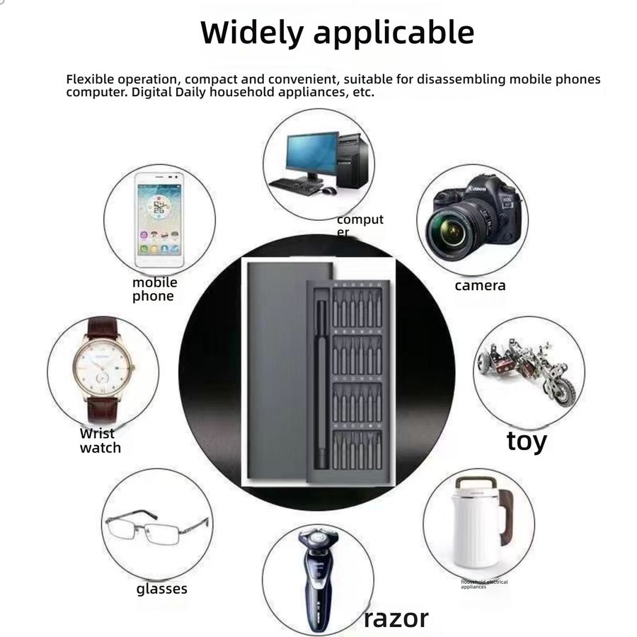 New Upgrade [25 Piece Set] Precision Screwdriver Set Multi functional Computer, Phone, Tablet, Watch Repair Tool Refinement Set 24 in One