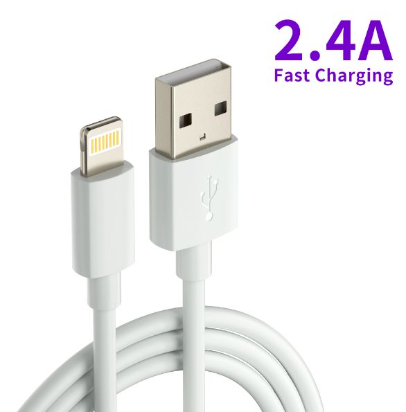 1m 2A USB Cable iPhone charger Data cable For Phone Thick Fast Charging iPhone USB data USB charger cords cable