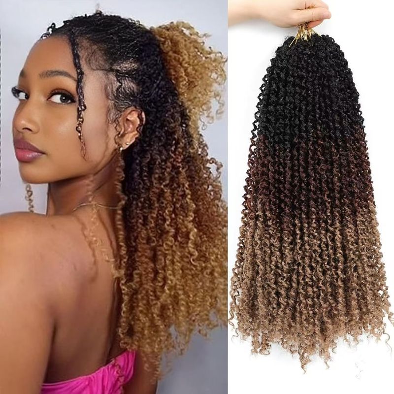 Wig Yanky Twist Crochet Hair Pre-twisted Fluffy Mini Braids Hair