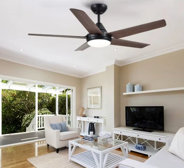 High Efficient Good Quality AC motor LED Ceiling Fans with Light and Remote Art Fanlight With Remote Control