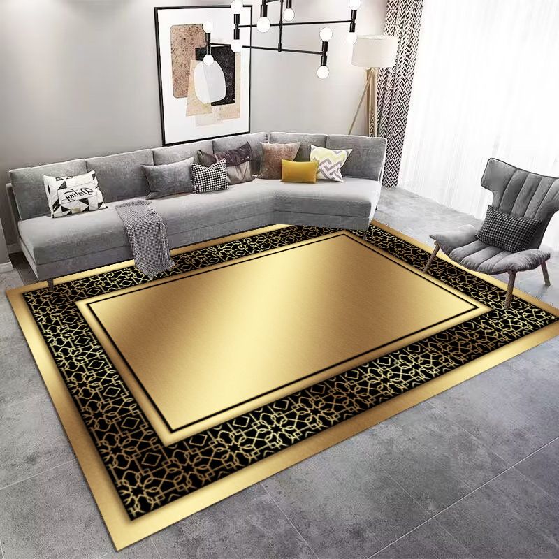 NEW Golden diamond velvet living room carpet Sofa, coffee table, carpet Bedroom and study blanket, anti slip