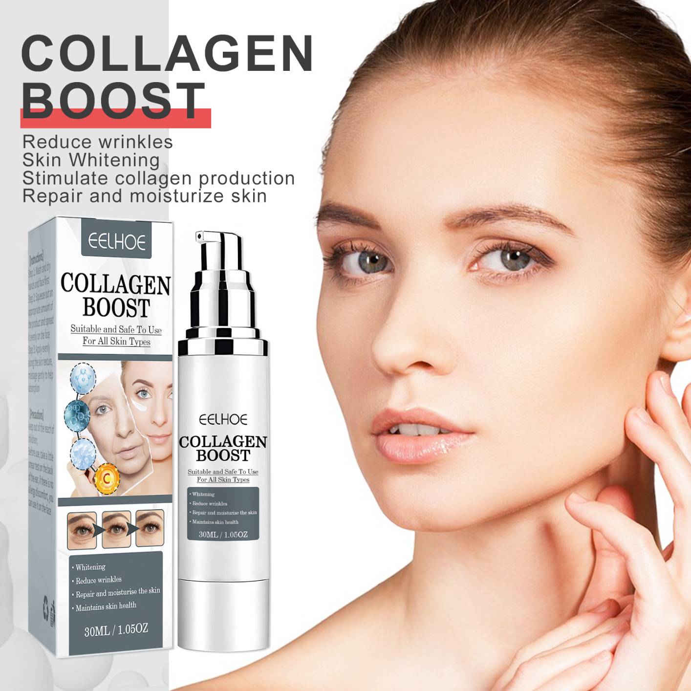 Anti Wrinkle Cream Collagen Cream Face Anti-Aging Firming Moisturizing Hyaluronic Fade Fine Lines Skin Care