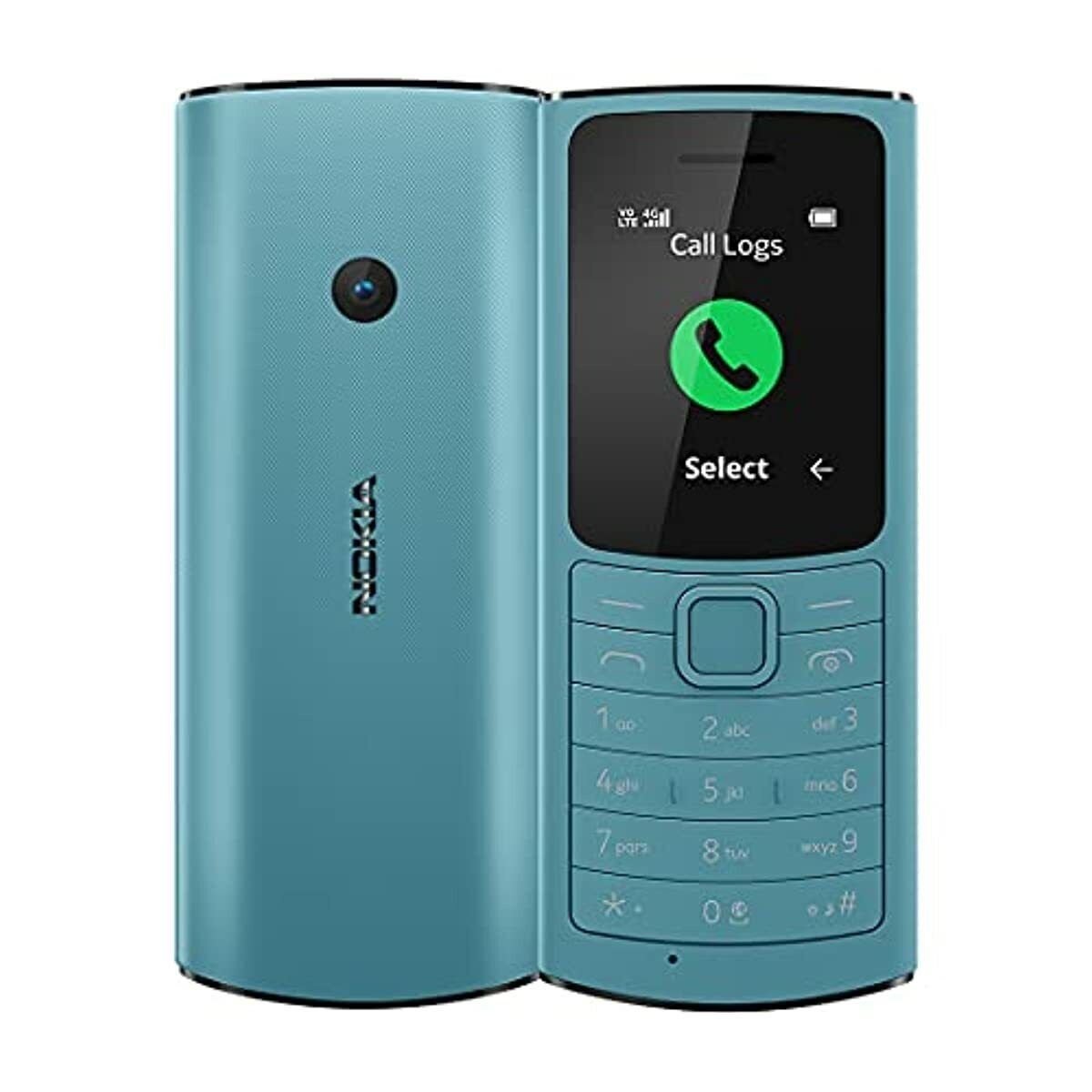 Nokia 110 1.8" Dual SIM, FM Radio, Camera Phone - Blue