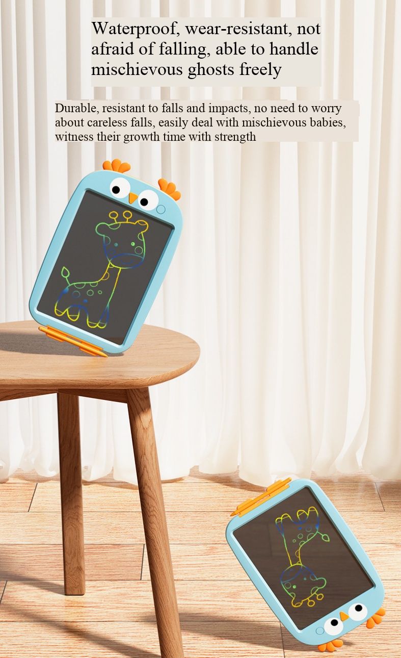 Children’s LCD Writing Tablet, Kids Small Blackboard, Baby Colorful Graffiti Electronic Drawing Pad, Toddler Erasable Handwriting Toy, Safe Eye-Protection Electronic Doodle Board