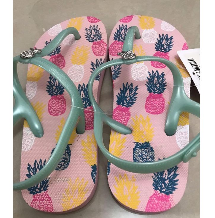 Children's Custom Logo Print PVC Flipflops Sandals- Outdoor Strand Female Sandals