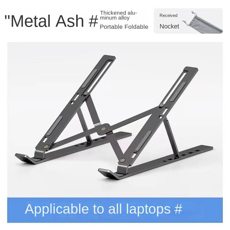 Notebook stand n3 Folding vertical display cooling support desktop lifting aluminum computer standgrey