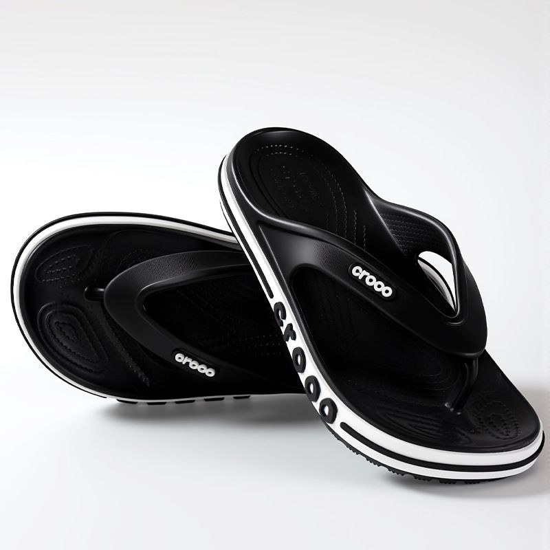 Men's Summer EVA Flip Flops, Lightweight Non-slip Beach Sandals, Casual Cushioned Slide Slippers, 4 Colors Available, EU Sizes 40-45