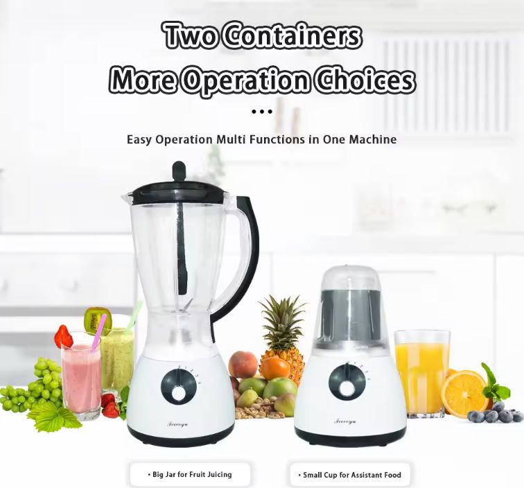 GR High-quality 2 in 1 multifunctional 1.5L 4-speed 450W electric fruit juicer and mixer household blender Model: GR-440S