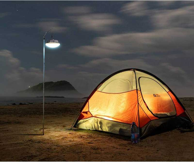 Glory lights Portable USB Rechargeable Remote Control Solar Charge Lantern LED Bulb Lamp Power Off Emergency Night Light Outdoor Camping Tent