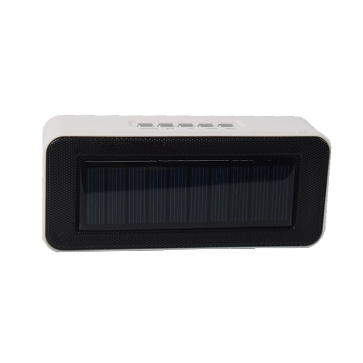 A Solar Plug Card Bluetooth Audio That Comes In Black Red Blue And White