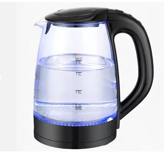 DISINE REGINA Popular Custom 2.2L Electric Hot Water Kettle with 360 Degree Base with Auto Shut-off Temperature Controlled Glass Tea Kettle DR-168GK