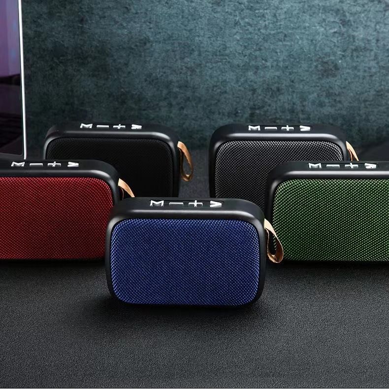 Mini Wireless Bluetooth Subwoofer Speaker, High Volume Stereo Surround Sound Portable Outdoor Speaker, USB Rechargeable Multifunctional Audio Player Support TF Card U Disk Playback for Home Camping Travel
