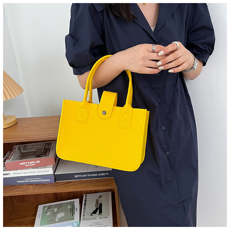2-330-3 Summer French Niche Handbags Felt Small Square Bag Women Fashion Bag Lipstick Bag Casual Shoulder Bag Underarm Bag Coin Purse
