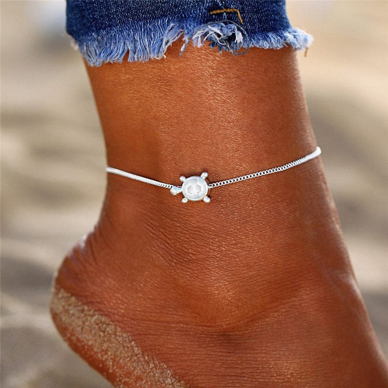 AK21Y0029 Summer Beach Theme Anklet Sea Creature Anklet Women's Jewelry