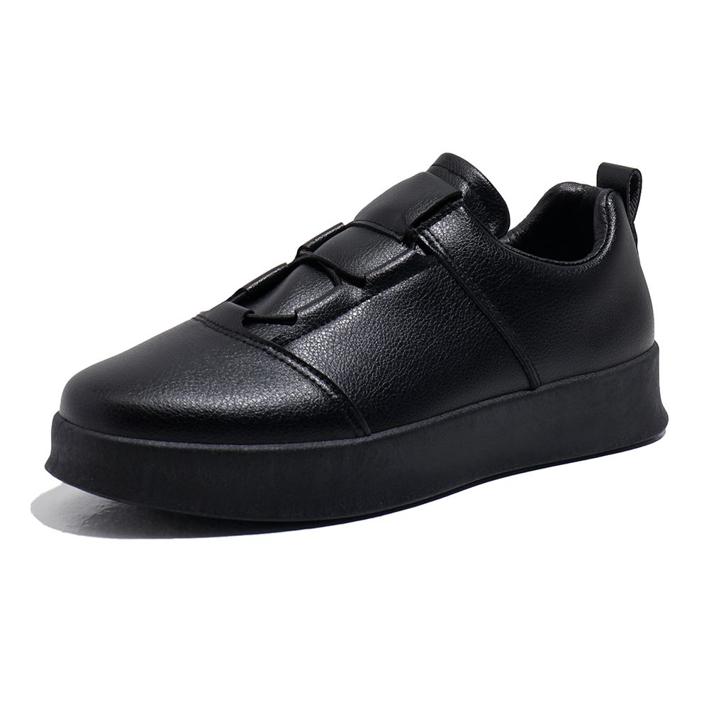 KT1712 Men Fashion Classic Leather Skate Shoe Man Daily Casual Flat Skateboarding Shoes For Walking Slip On Loafers Pu Leisure Footwear KT1712