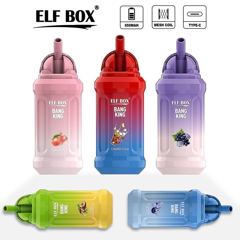 Randm Tornado Hot Selling ELF BOX BK 12000 PUFFS Elf Box 14000puffs with 10 Flavors 25ml Liquid Ecig Disposable Vape Pen