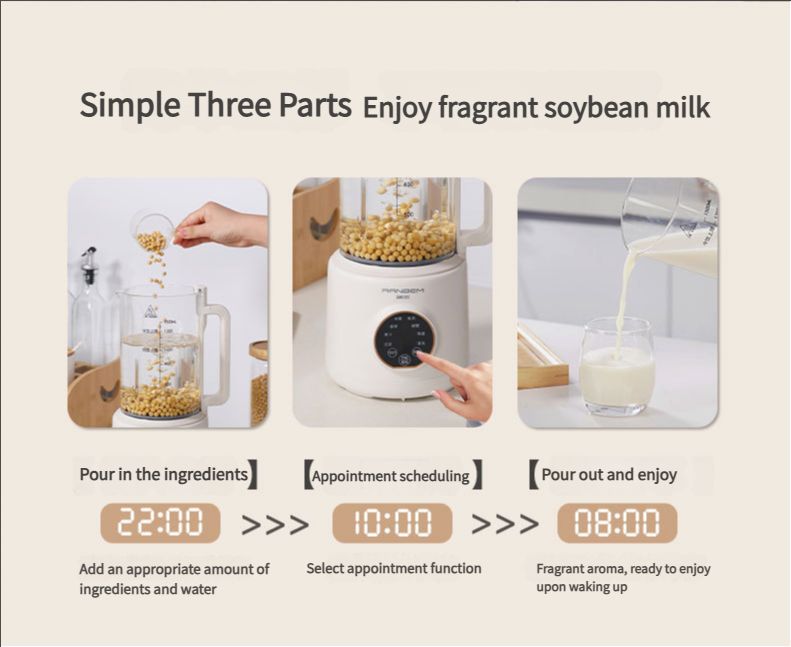 Ranbem Professional Countertop 1000-Watt Base and Total Crushing Technology for-Smoothies, Ice and Frozen Fruit, Black, Blender Pitcher