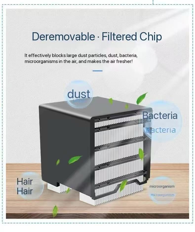 Household mini air cooling machine desktop small air conditioning fan dormitory USB mini air cooling fan office air conditioning fan D278