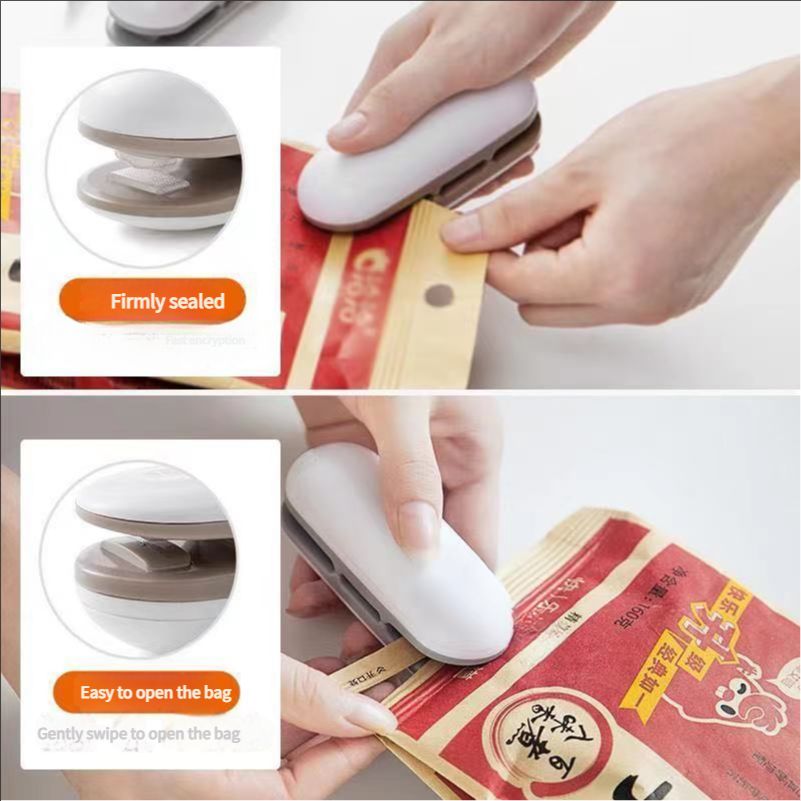 Snack mini sealing machine small plastic sealing machine packaging household plastic bag food preservation vacuum sealing cutting