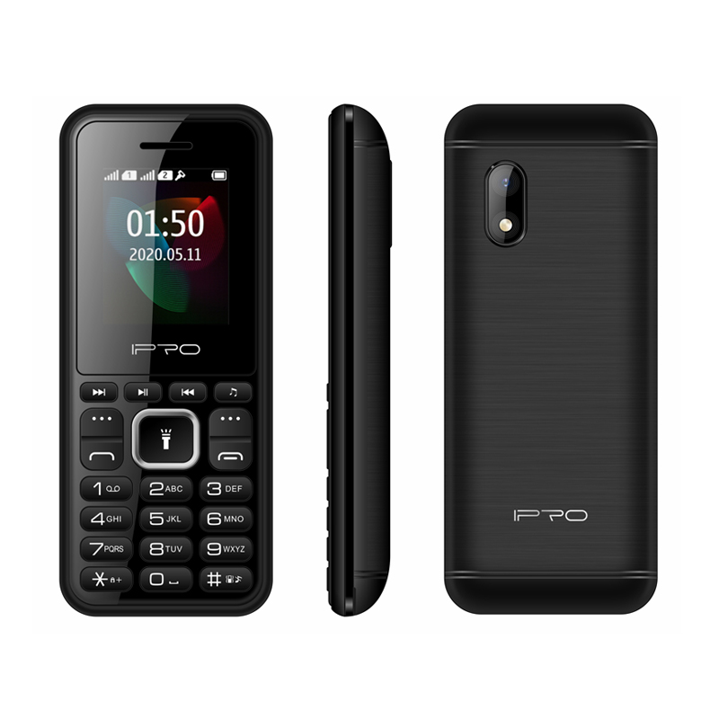 IPRO F184 1.77 Inch Multi Media Button Wireless FM 800mAh Battery Feature Bar Phone Mobile Phone Dual SIM Card  FM Torch  Cell Phone