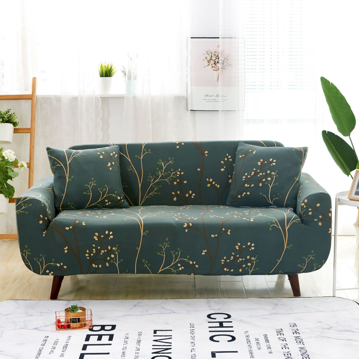 Elastic Four-seat Sofa Cover All-inclusive Cover Four Seasons Universal Combination Living Room Sofa Cover Full Cover
