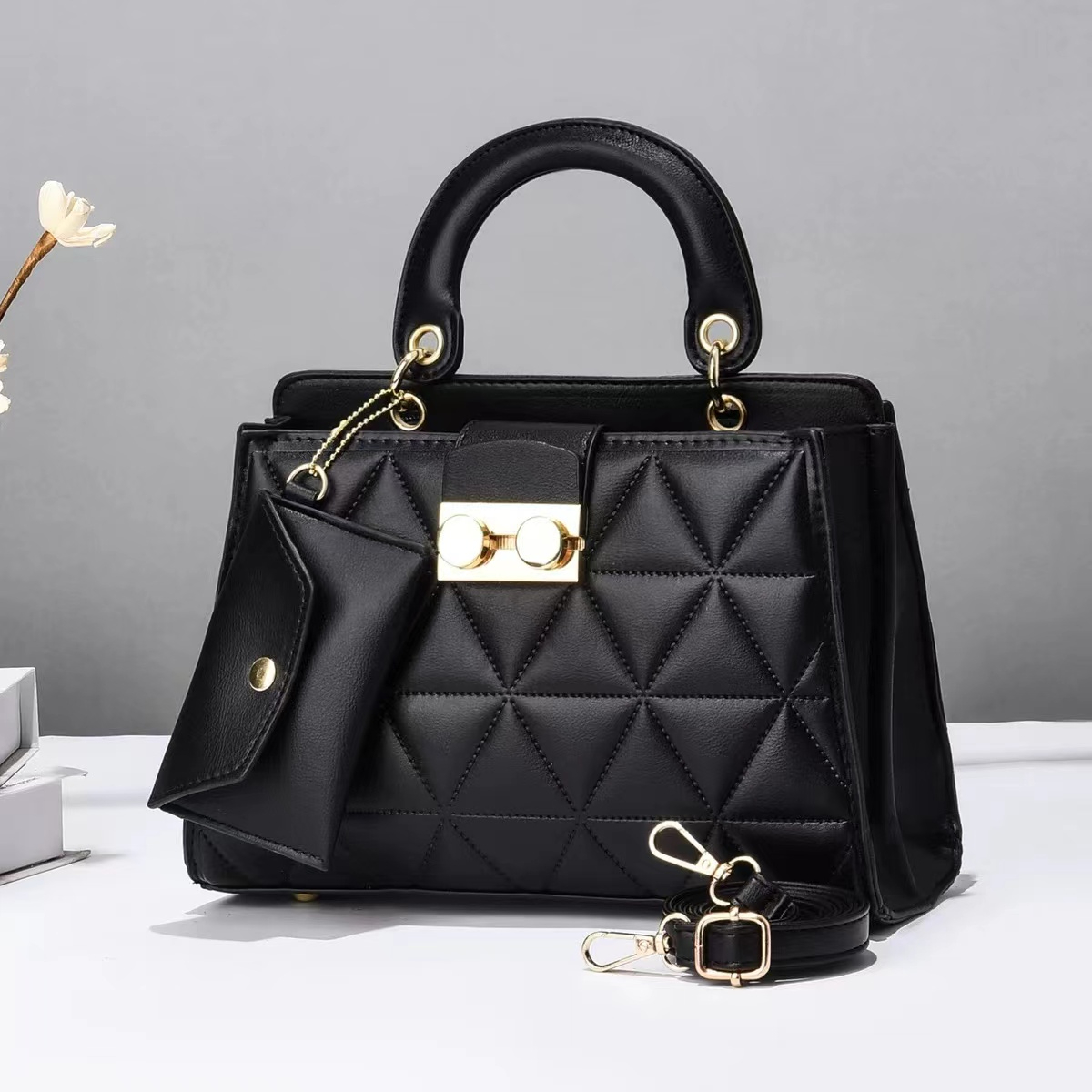 2 in 1 Fashion Bag Ladies Bag Shoulder Bag Handbag TospinoMall online shopping platform in GhanaTospinoMall Ghana online shopping