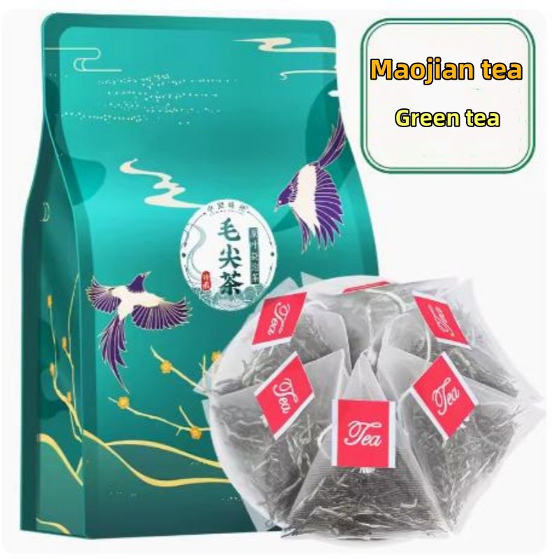 10 packs Maojian tea, green tea, tea bag, strong aroma new tea, spring tea, independent small brewed tea, office cold brewed tea CRRSHOP chinese tea