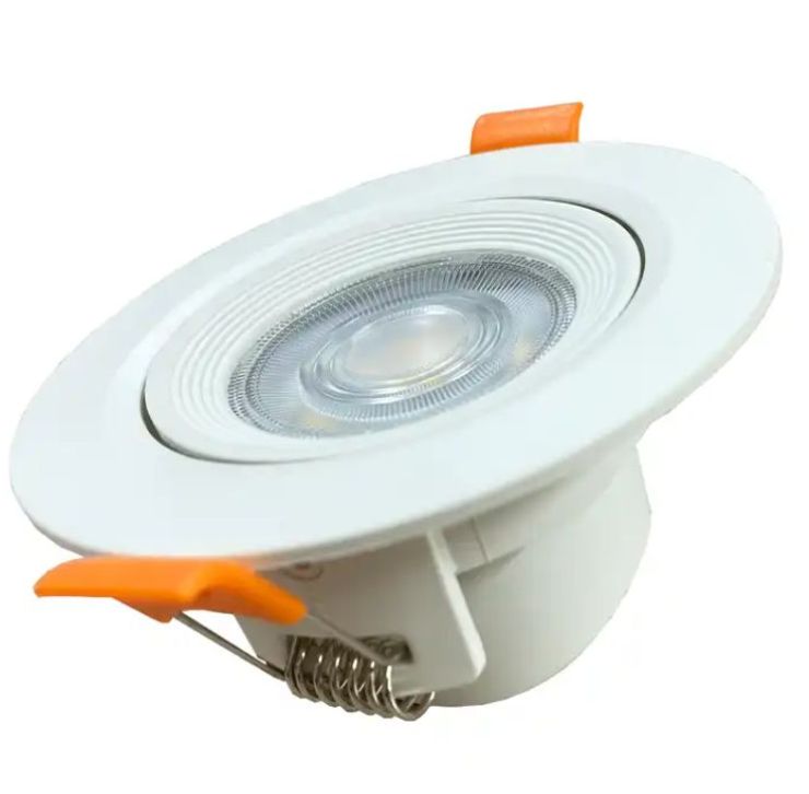 Round Square Recessed Spotlight Adjustable SMD Downlight 5w 7W Ceiling Spot Light Cabinet CCT Focus Mini LED Spotlight LED