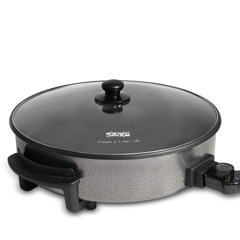 Electric frying pan pan kitchen multi-function electric hot pot Korean barbecue stir-fry non-stick pan household electric baking pan