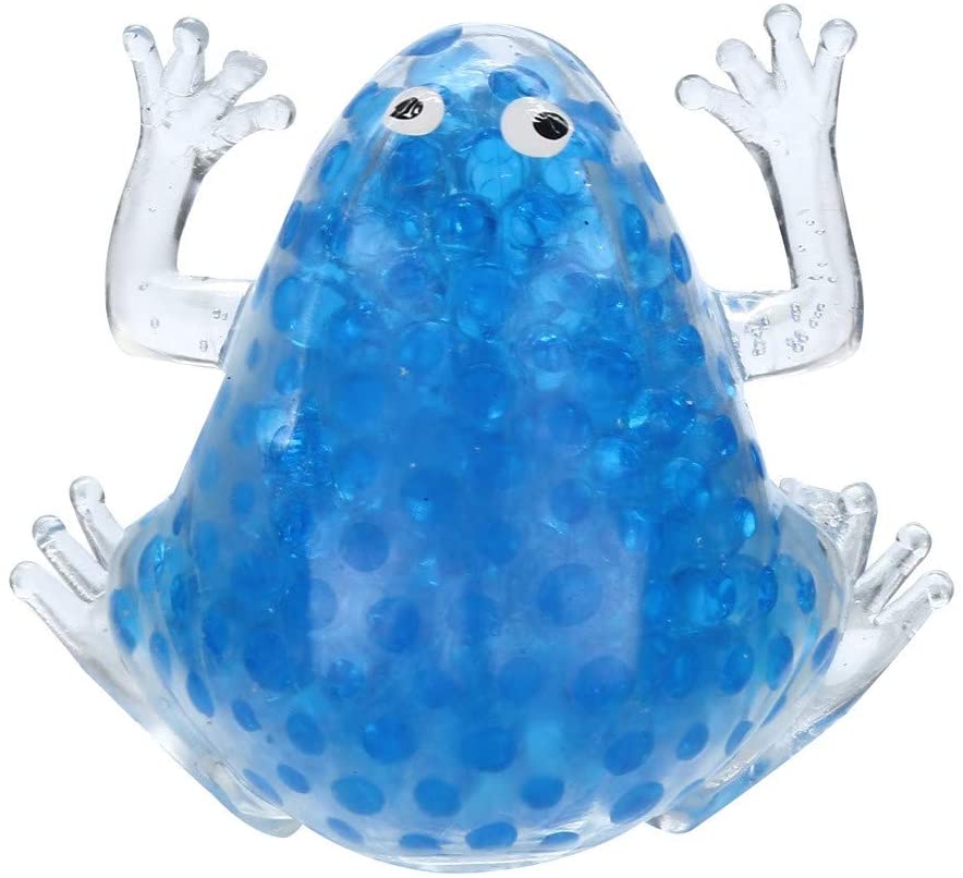 Small Cute Frog Water Bead Filled Squeeze Squishy Stress Ball Sensory Fidget Toy
