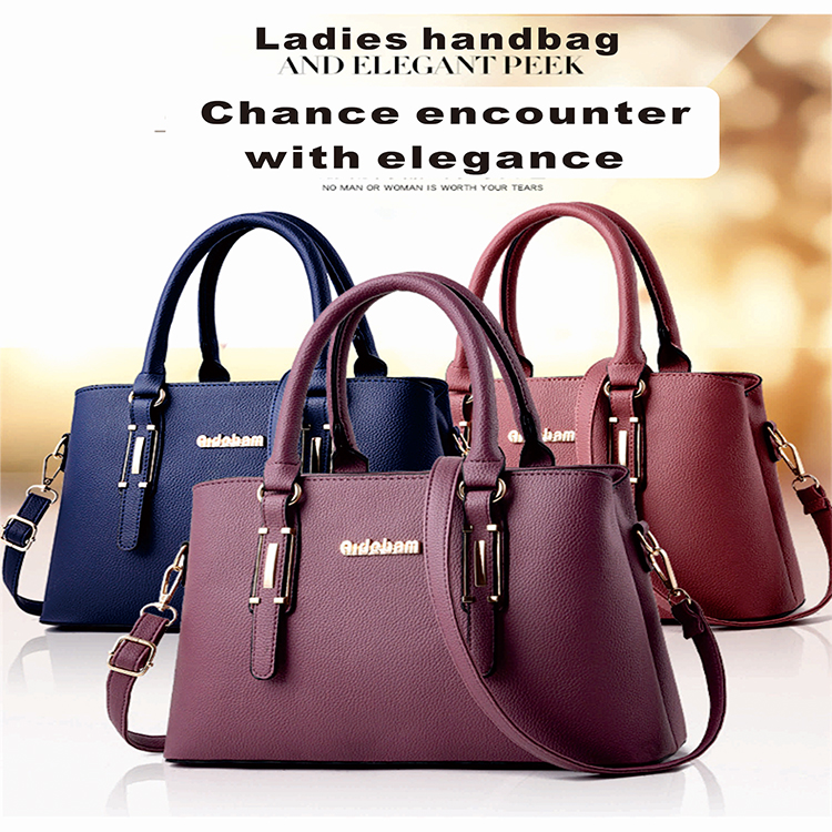 New Fashion Bag Female Korean Version Simple Handbag Trendy Shoulder Bag Diagonal Bag Female Clutch