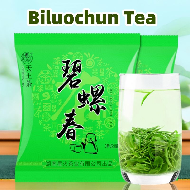 Tea Biluochun Green Tea ,New Tea Strong Aroma Tea Bag 50g CRRSHOP Chinese Tea 500g (50g * 10 packs)