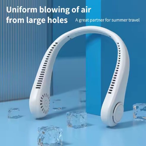 Ventilator Hanging Neck Cooling Neck Fan the Best-selling Mini Portable Wearable Outdoor Gift Small Fans