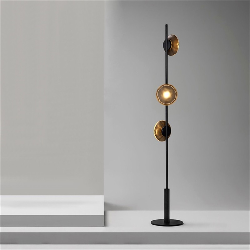 OUFULA Postmodern Vintage Floor Lamp Nordic Creative Luxury Simple LED Standing Decor Light for Home Living Room Hotel