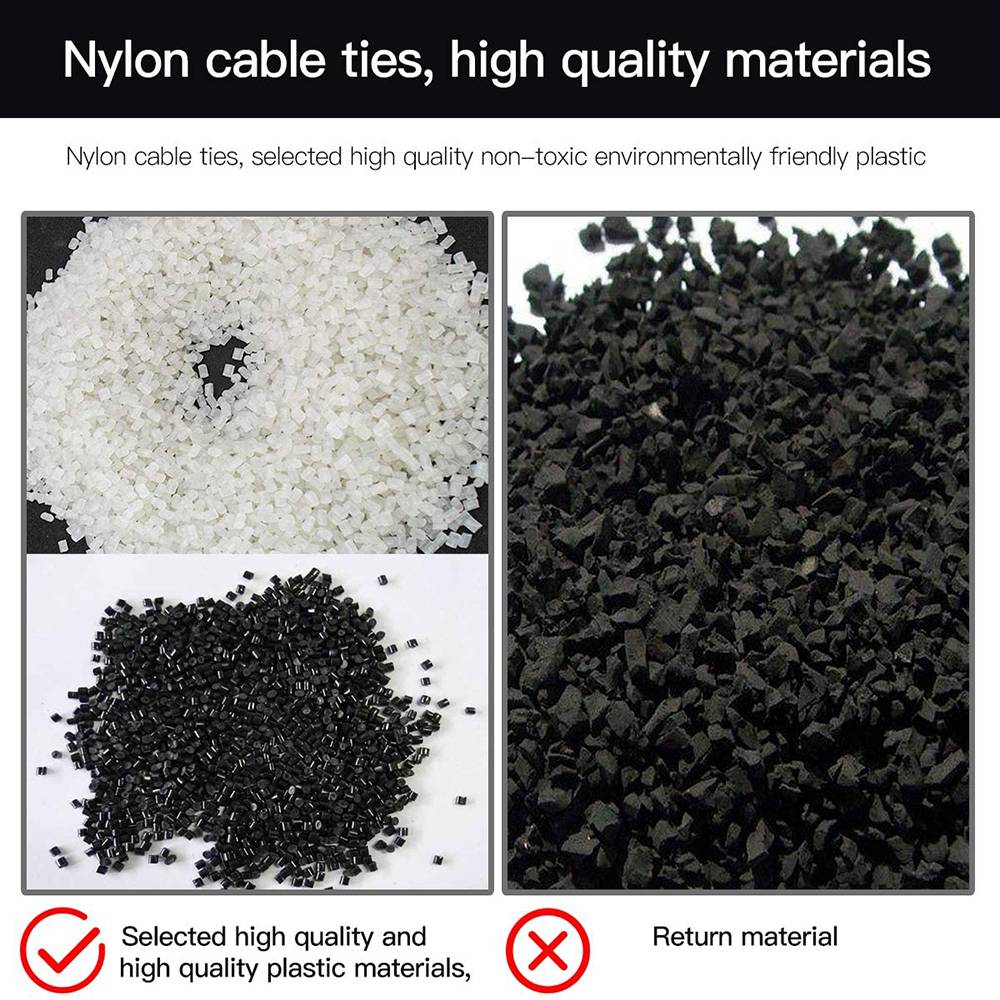 100 Pieces 6 inch Cable Zip Ties Nylon Self Locking Wire Ties
